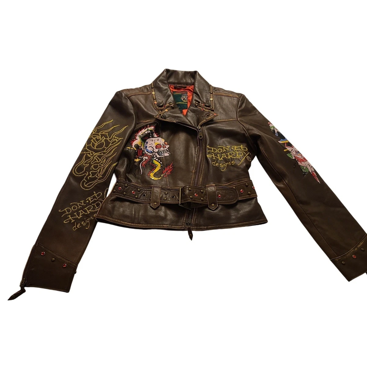 Ed Hardy Leather Jacket products for sale | eBay