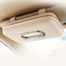 Car Tissue Holder, Sun Visor Napkin Holder, Car Visor Tissue Holder, Luxury PU