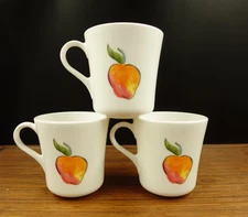 3 Corelle Fruit Too Mugs
