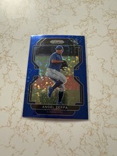 2022 Panini Prizm - Tier III Angel Zerpa #270 Blue Disco Prizm /199 (RC)