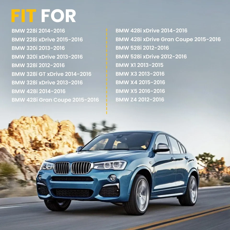 For BMW 2013-15 328i xDrive 528i xDrive L4 2.0L Up+Downstream Oxygen O2 Sensors - Image 4 of 4