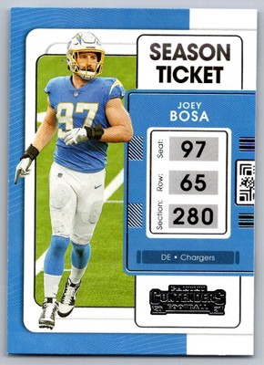 2021 Panini Contenders Joey Bosa Los Angeles Chargers #53