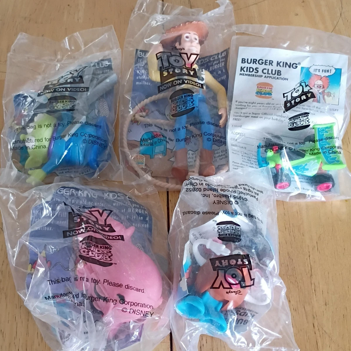 Burger King Toy Story Fast Food Premiums for sale - eBay
