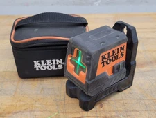 Klein Tools 93MCLG Green Mini Cross-Line Laser Level W/ Pouch - USED