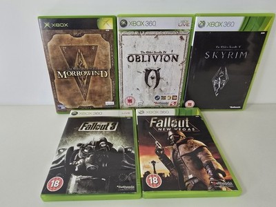 5 Bethesda Spiele Bundle - Elder Scrolls III, IV, V, Fallout 3 & New Vegas