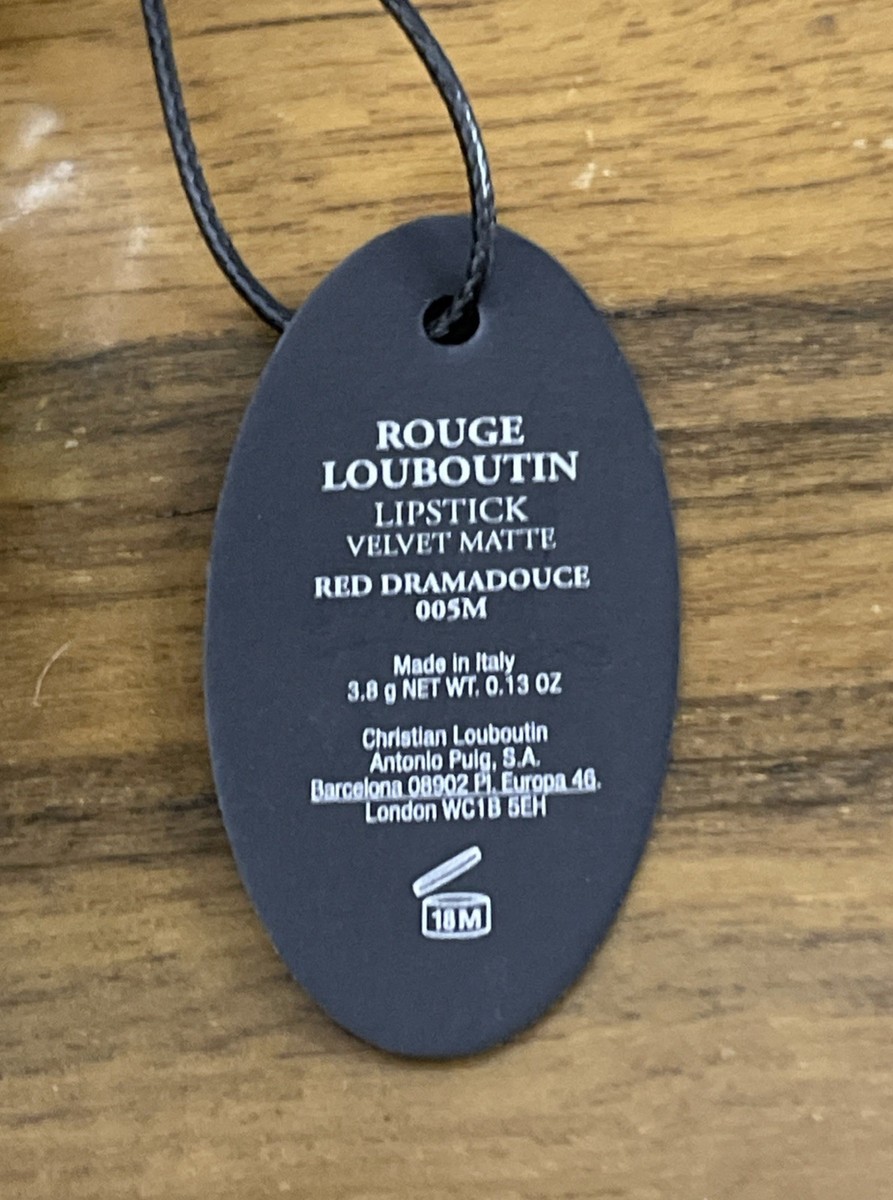 Christian Louboutin Rouge Louboutin Velvet Matte RED DRAMADOUCE