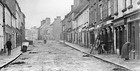 1890s-1900s Castlebar, Ireland County Mayo Street View Glass Photo Negative — photo 1