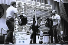 Larry Pacifico signed 4x6 photo IPF Powerlifting Legend Rare COA LOOK!