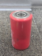 Raymond 632-069/003 Red Polyurethane Load Wheel 6" OAL x 3-1/4" OD x 0.967 ID