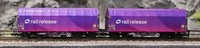 Roco 6680024 TT 2Er Set Schiebeplanenwagen Rail Release - Neu - OVP