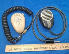 Lot Of 2 Vintage Turner  Shure Brothers Chicago Microphone CB Radio Mic
