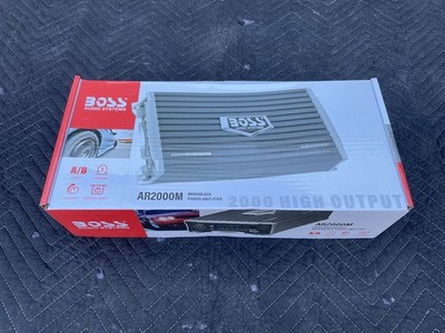 Boss Audio Systems AR2000M 2000W Car Amplifier High Output Monoblock