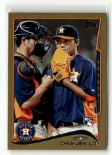 2014 Topps #55 Chia-Jen Lo Gold RC #/2014