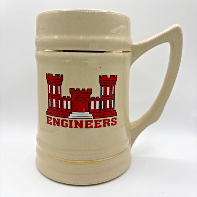 ENGINEERS cream Ceramic Coffee/Tea Mug by M WARE