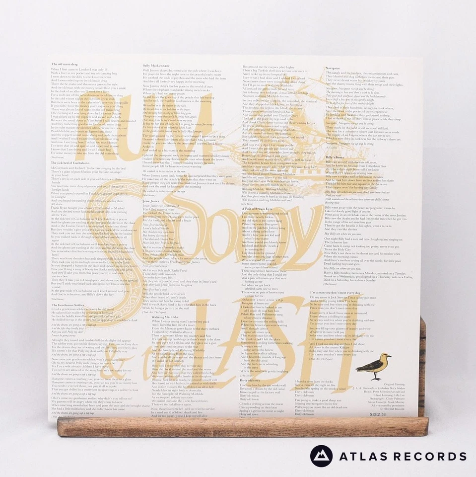 The Pogues Rum Sodomy & The Lash A-1 B-2 LP Album Vinyl Record SEEZ 58 - NM/EX - Imagem 4 de 4