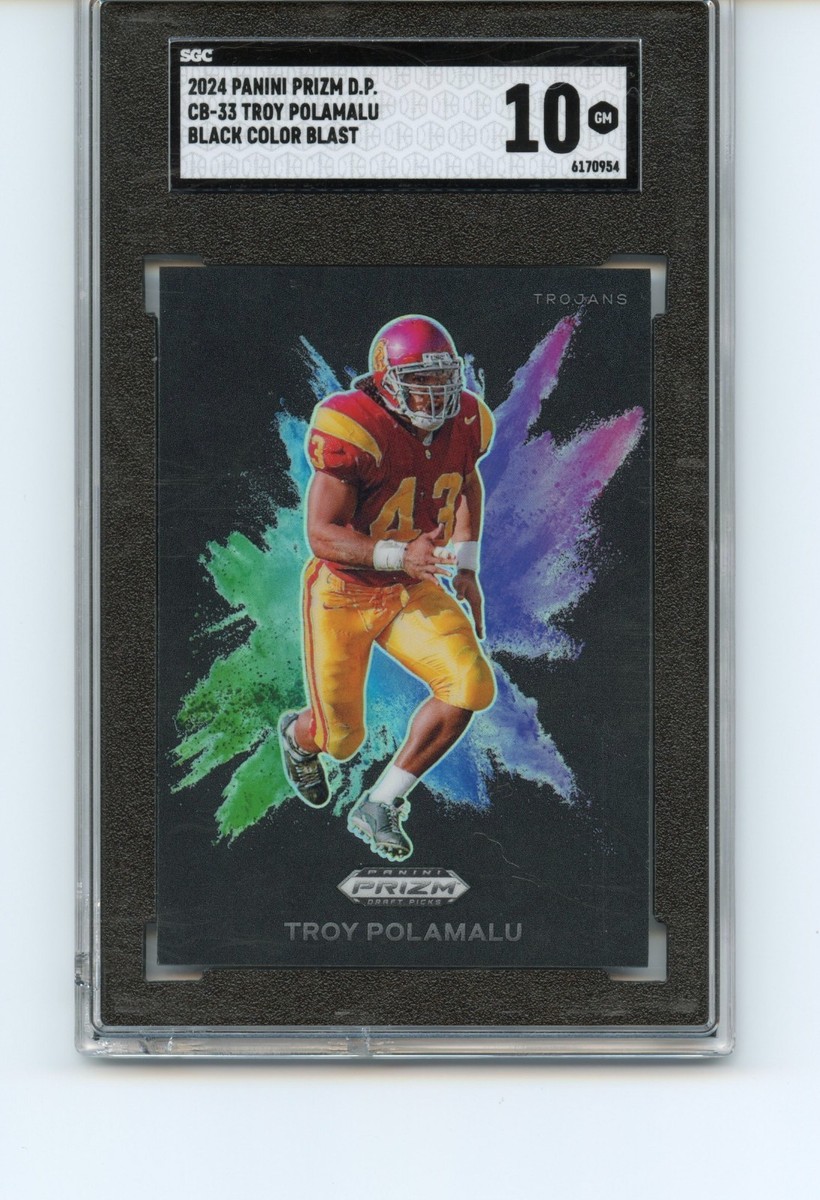 2024 Panini Prizm Draft Picks - Black Color Blast Troy