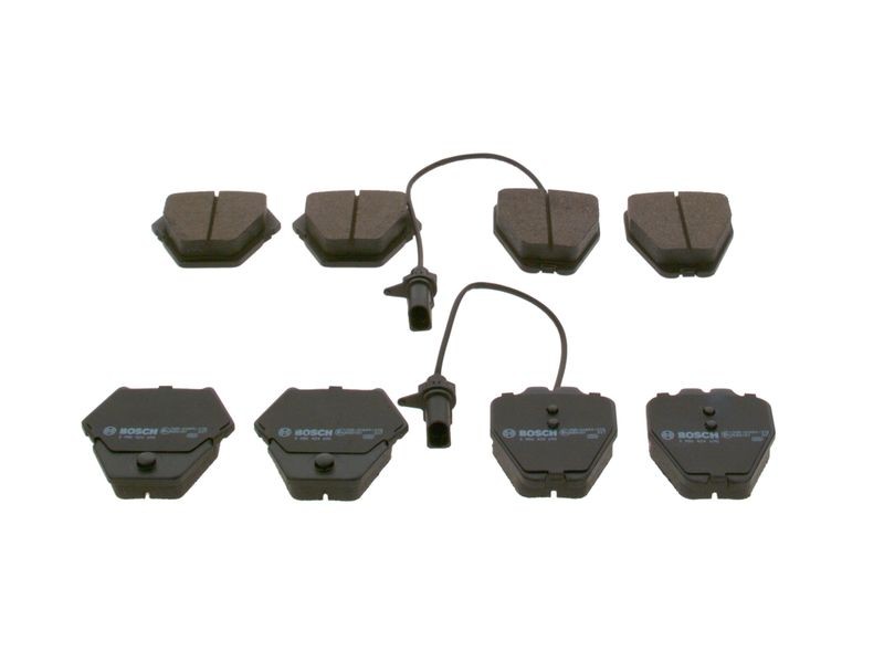 Kit de plaquettes de frein pour frein à disque BOSCH 0 986 424 690 compatible AUDI 4B3698151