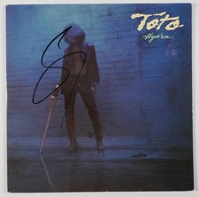 Toto Steve Lukather JSA Signed Autograph Record Album Vinyl Hydra