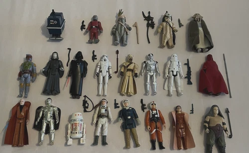Vintage Kenner 1977-1983 Star Wars Action Figure Lot x22 AS-IS Stormtrooper