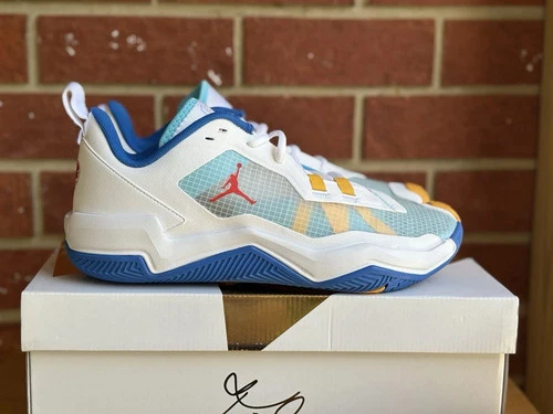 Nike Air Jordan One Take 4 White Blue Sneakers Basketball Shoes DO7193-164 Mens