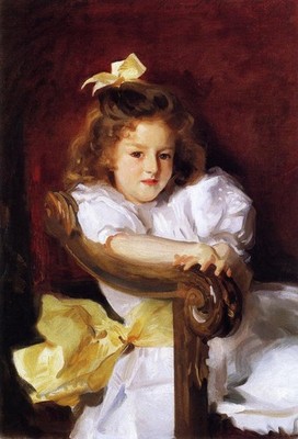 John Sargent Charlotte Cram 1900 17''x 22'' Archival Art Print