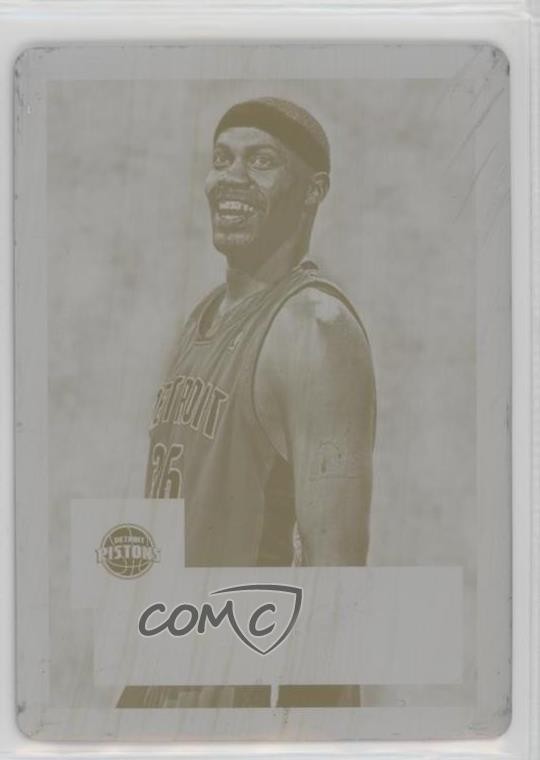 2005-06 Topps 1952 Style Printing Plate Magenta 1/1 Rasheed Wallace #109 2b6