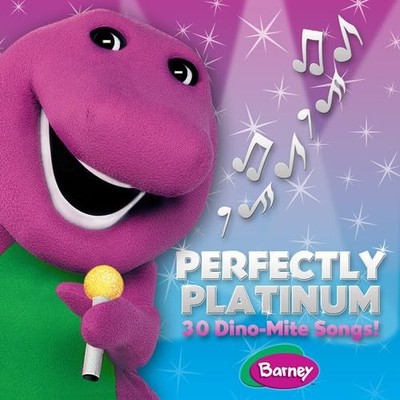 Perfectly Platinum 30 Dino-Mite Songs CD Album Barney The Dinosaur Rare  [Trac..