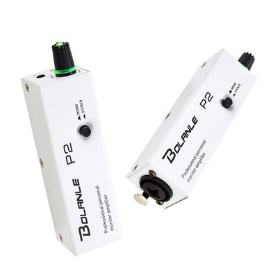 P2 Portable in Ear Monitor Amplifier, Headphone Amp with XLR and TRS Input 3.5Mm