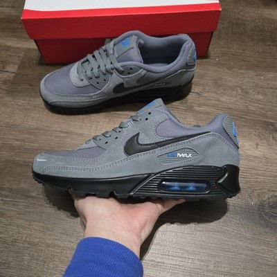Nike Air Max 90 グレー/ブルー Nike Air Max 90 Smoke Grey Light Photo Blue Mens's Size 8 DO6706