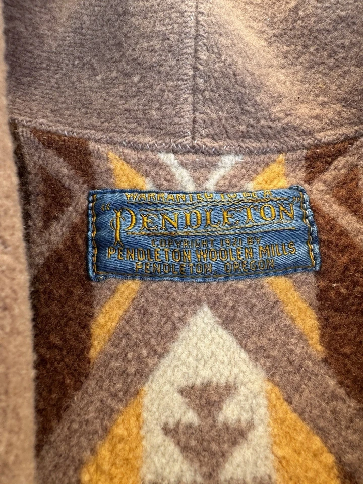 Albornoz con cuello chal de lana Pendleton antiguo vintage raro de 1920 ver descripción Foto 2 de 4