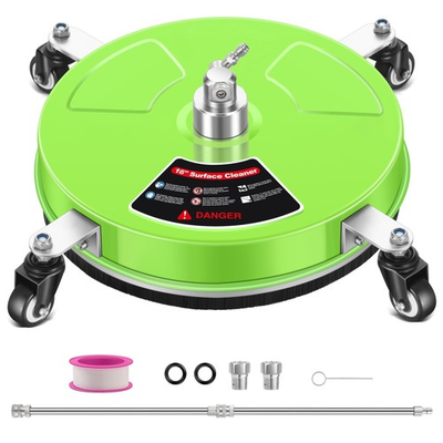 #ad 16#x27;#x27; Pressure Washer Surface Cleaner with 4 Wheels Stainless Steel Surface ... $120.82