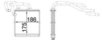 Mahle WäRmetauscher Innenraumheizung AH 254 000S FüR Nissan Qashqai 1 J10 NJ10 2