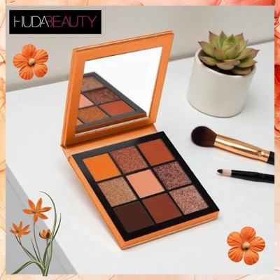 Huda Beauty Eyeshadow Palette ''Topaz Obsessions'' 9 Shades NIB