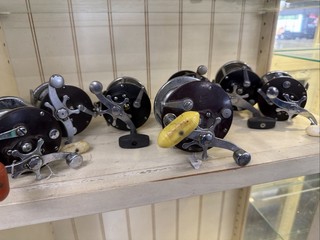 Lot Of 7 PENN SALTWATER Trolling Reels 309 & 209 Level Wind USA Made Fishing
