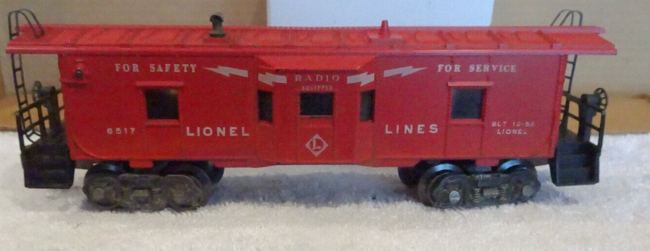 Lionel, O Gauge, 6517 Bay Window Caboose. BOX-1