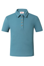 Covalliero Childrens Polo Shirt - Deep Water - 12 - 13 Years