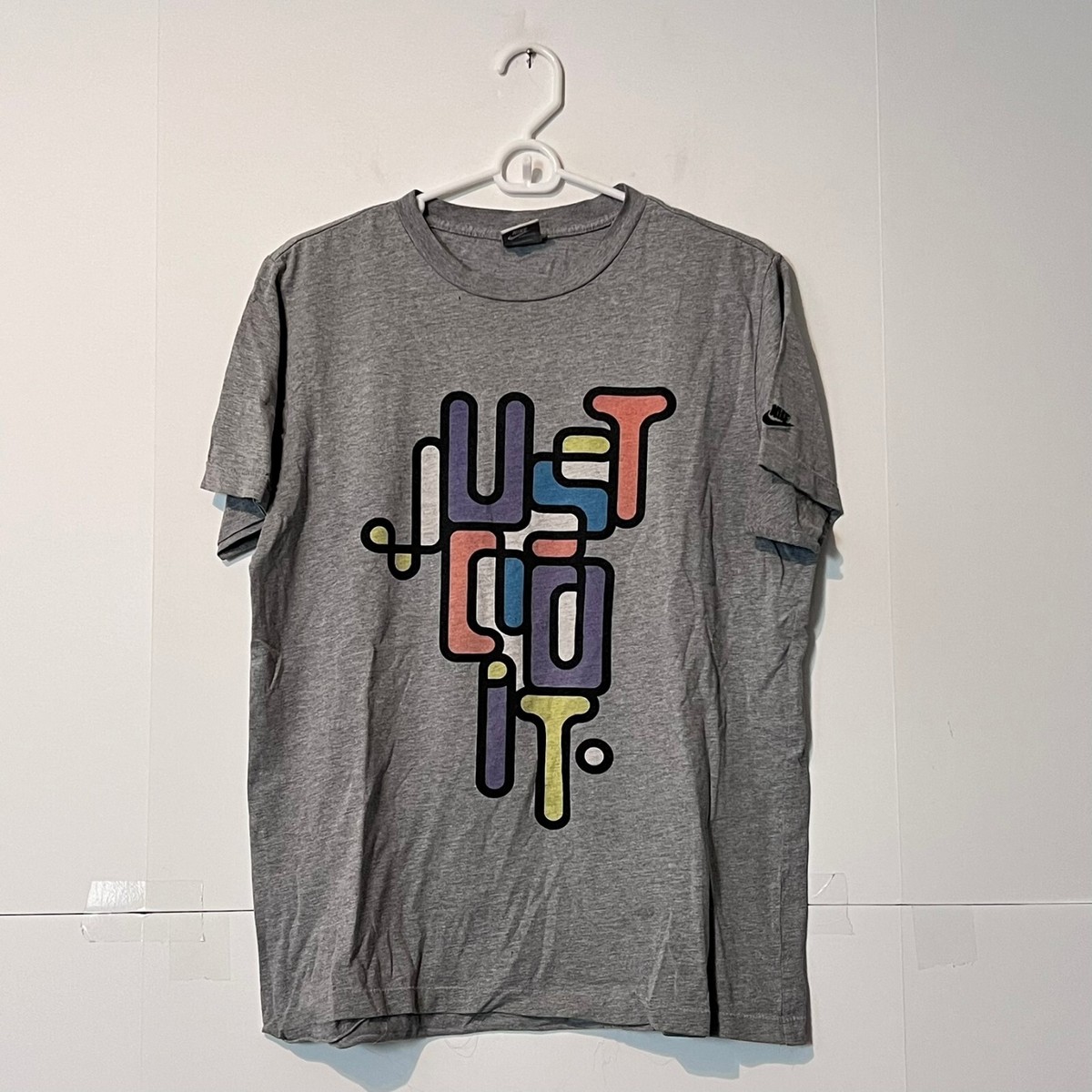 nike just do it embroidered t shirt