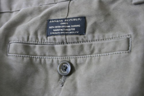 Banana Republic Men's Gavin Chino Straight Leg Pants SZ 32 x 30 EUC - Picture 5 of 9