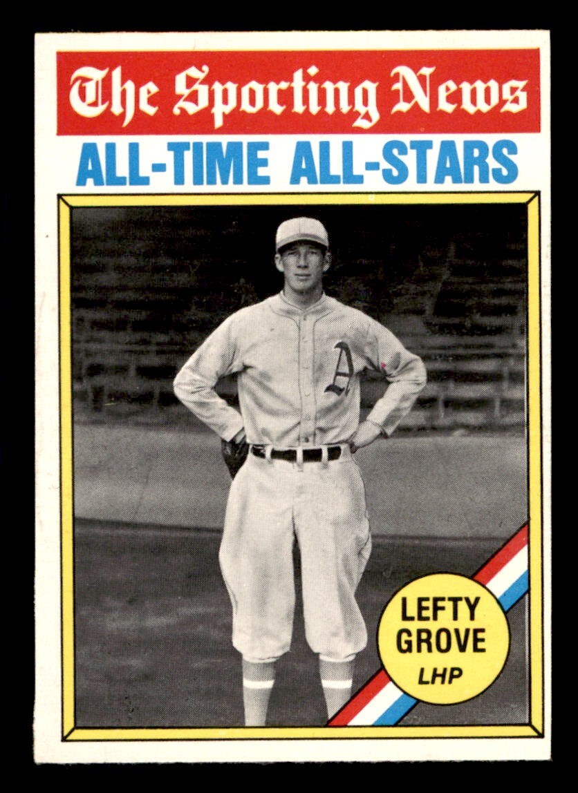 1976 OPC O-Pee-Chee Baseball #350 Lefty Grove (All Time LHP) EX