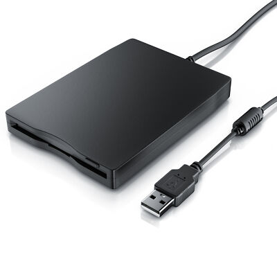 CSL FDD USB Diskettenlaufwerk 1.44MB extern schwarz 3,5 Zoll Floppy Disk Drive