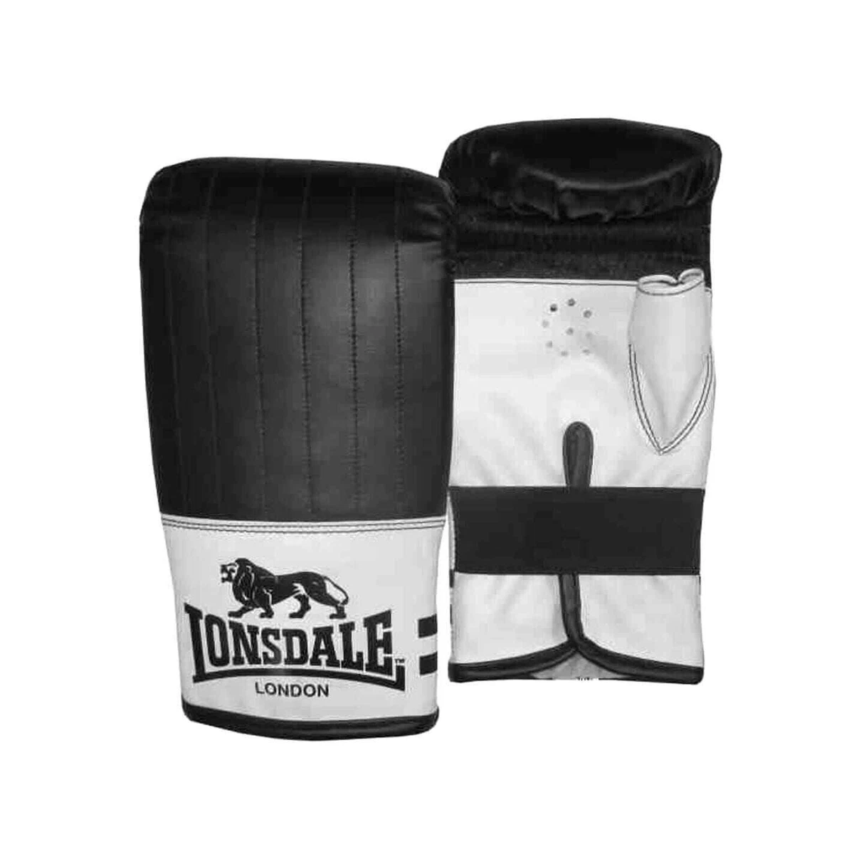 Lonsdale Unisex Contender Bag Mitts Boxing Gloves Lightweight Mesh