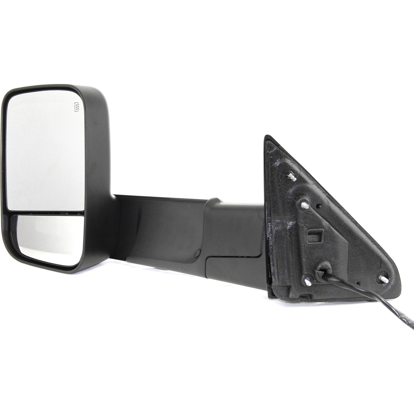 Ram 1500 Heated Mirrors Pair Of Black Power Heated Mirrors For 2009-2012 Ram 1500/2500 - Manual Fold, Direct Fit Ram 2500 Mirrors - Foto 13