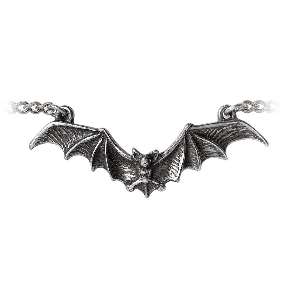 Alchemy Gothic Flying Vampire Bat Chain Bracelet Wings Goth English Pewter A142 - Image 2 of 3