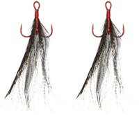 Owner American Tournament Trailer Treble (2-pack) Nightmare Black 4 Hook on sale Owner American Tournament Trailer Treble (2-pack) Nightmare Black 4 Hook on sale