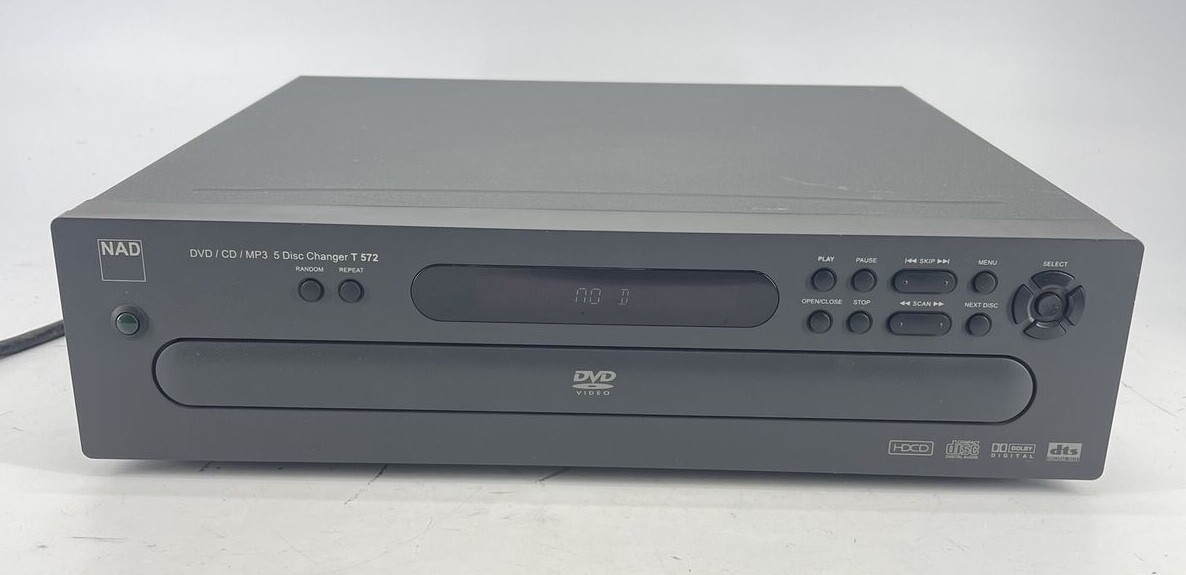 RARE NAD 5 Disc Changer T 572 DVD CD MP3 | eBay