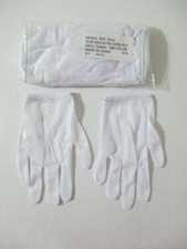 12 PAIR XL WHITE 100 NYLON COIN JEWELRY SILVER GOLD INSPECTION GLOVES LINT FREE