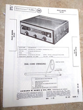 PILOT HF-42 TUBE Stereo RECEIVER - SCHEMATIC  PARTS ID - SAMS PHOTOFACT 429/11