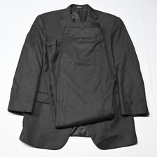 Hart Schaffner Marx 46L 36x32 Brown USA Made 100 Wool Mens Jacket Pants Suit