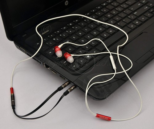 2x AUX Mic+Headphone 3.5 mm Plug 2To1 Jack Joiner Combiner For Laptop Desktop - 第 3/11 張圖片