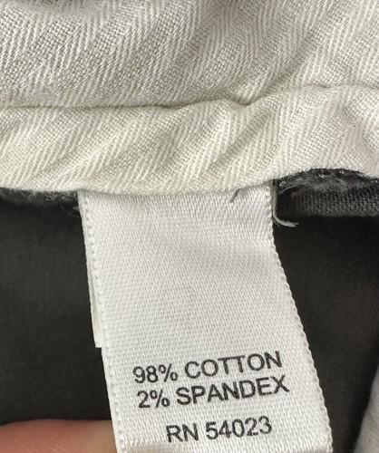 Pantalones chinos vintage BANANA REPUBLIC tiro bajo caqui S elásticos gris pierna acampanada Y2K - Imagen 12 de 14